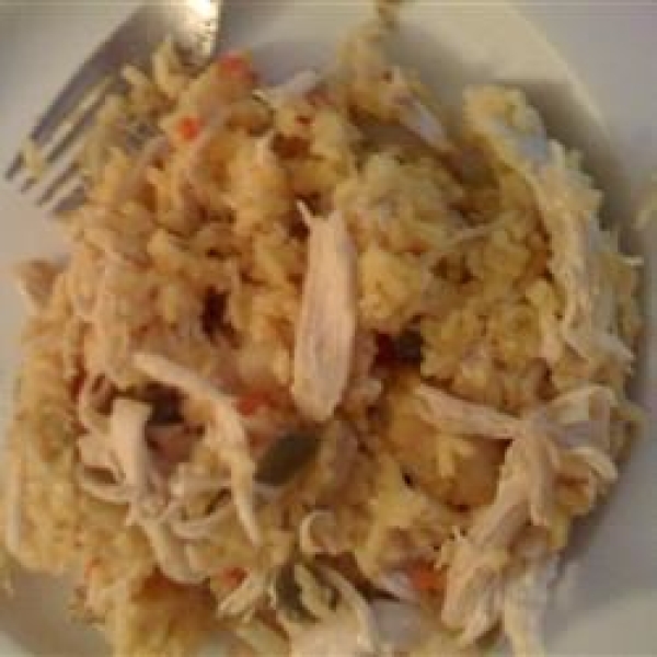 Awesome Chicken and Yellow Rice Casserole