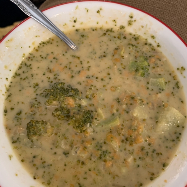 Keto Broccoli Cheddar Soup