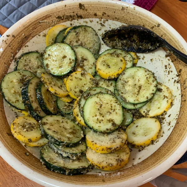 Pesto Squash