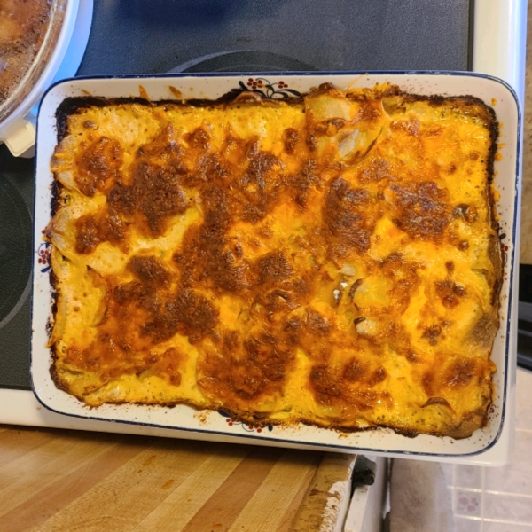 Creamy and Crispy Scalloped Potatoes