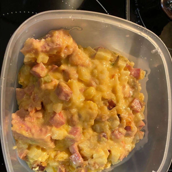 Ham and Cheesy Potato Dinner