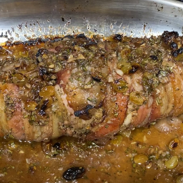 Sweet Bacon Wrapped Pork Loin