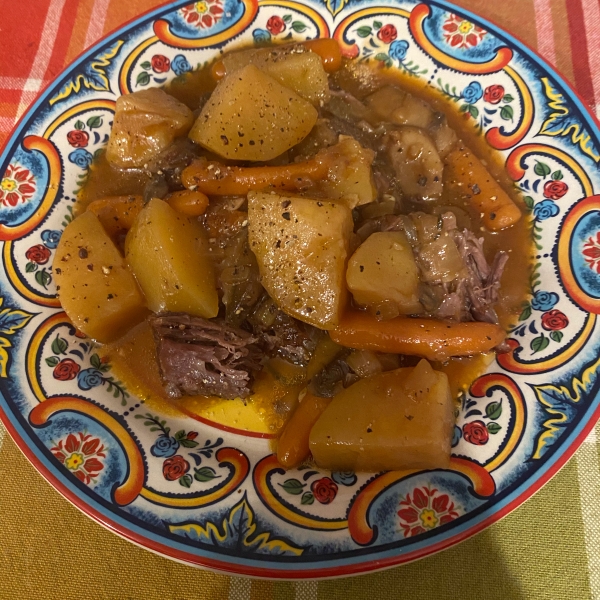 Pot Roast, Vegetables, and Beer