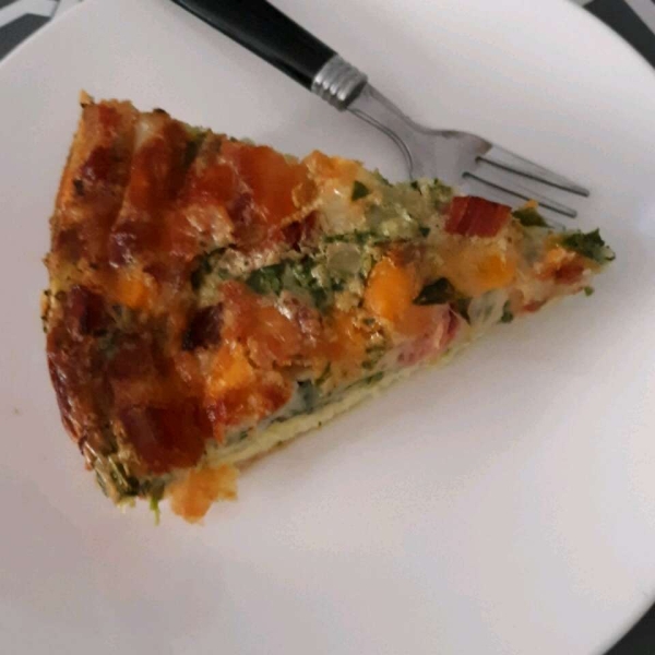 Green Eggs and Ham Quiche