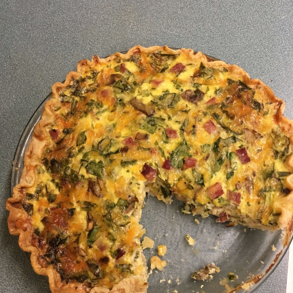 Green Eggs and Ham Quiche