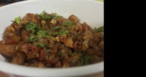 Indian Potatoes and Cauliflower (Aloo Gobi)