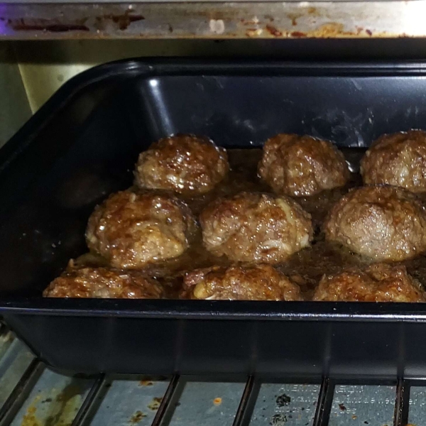 Sweet and Sour Meatballs in Oven