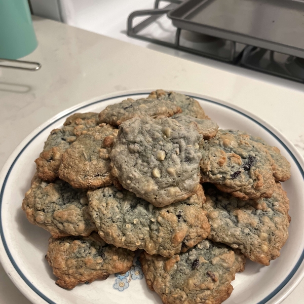 Blueberry Oatmeal Chocolate Chip Cookies