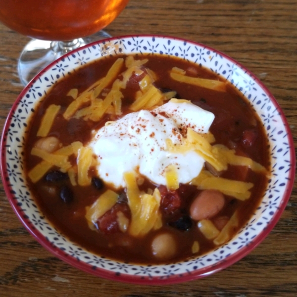 Pub-Style Vegetarian Chili