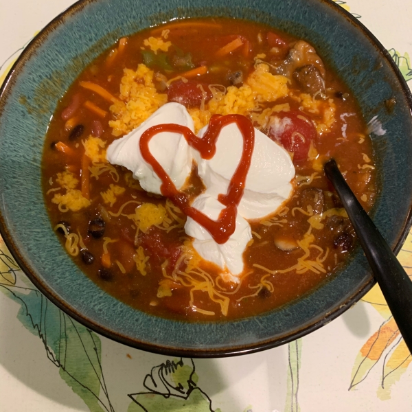 Pub-Style Vegetarian Chili