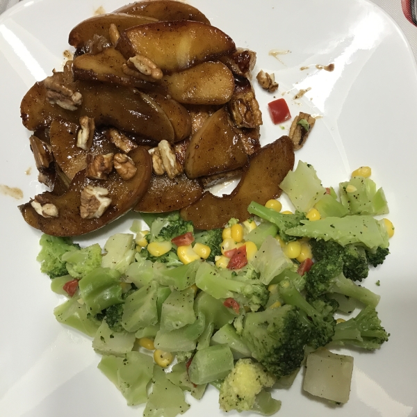 Caramel Apple Pork Chops