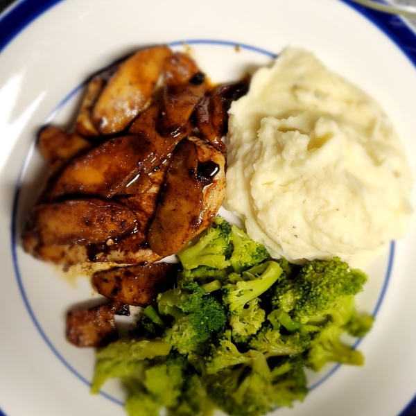 Caramel Apple Pork Chops