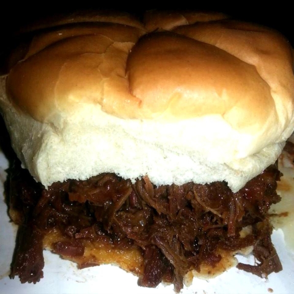 Slow Cooker BBQ Venison Sandwiches