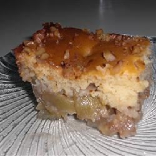 Canadian Honey Apple Walnut Cobbler