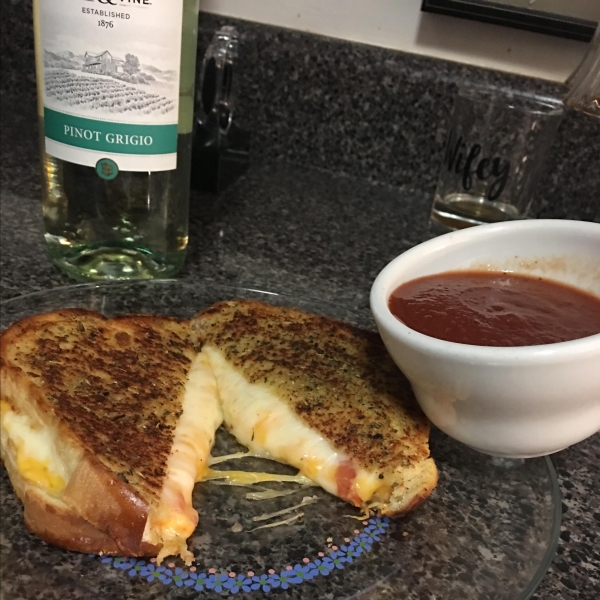 White Pizza Grilled Cheese