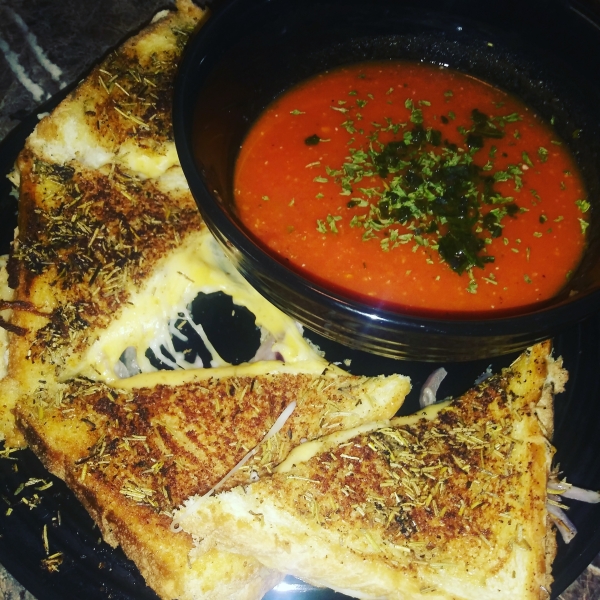 White Pizza Grilled Cheese