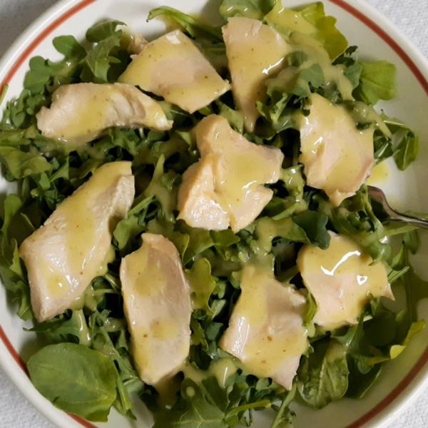 Hot Salmon Salad with Maille® Honey Dijon Mustard
