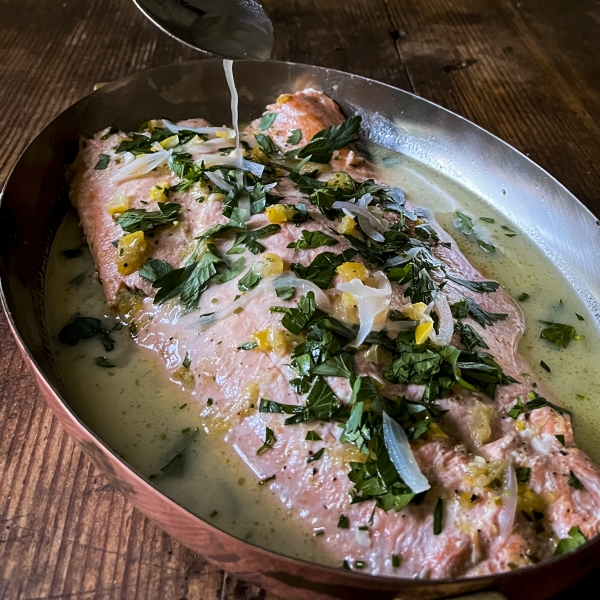 Sockeye Salmon with Preserved Lemon Beurre Blanc