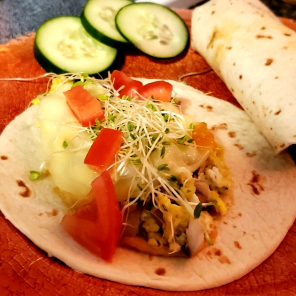 Andi's Own Delightful Brunch Burritos