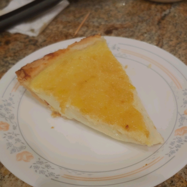 Restaurant Style Egg Custard Pie