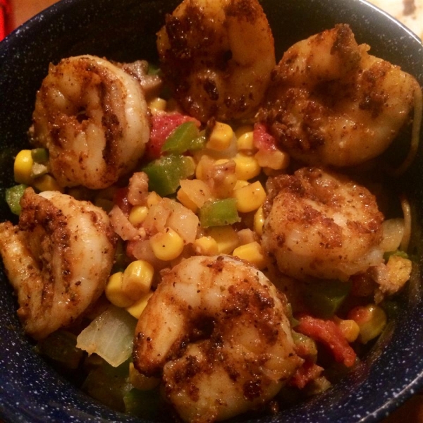 Shrimp and Sweet Corn Maque Choux