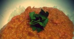 Vegetarian Red Lentil Coconut Curry