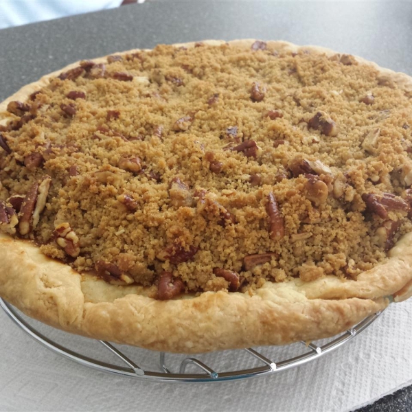 Apple Butter Pumpkin Pie