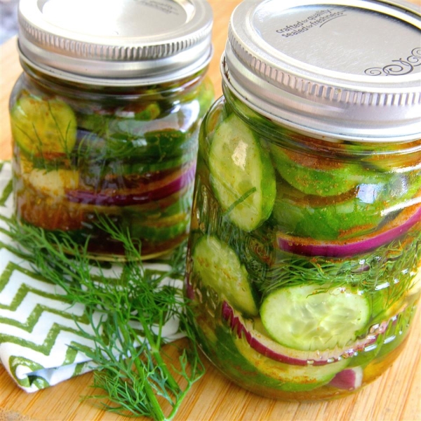 Bill's Spicy Refrigerator Pickles