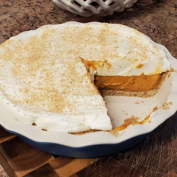 Pumpkin Pudding Pie