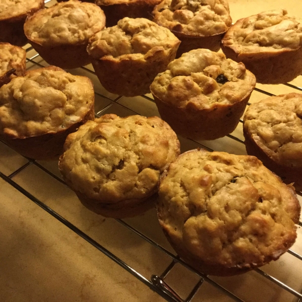 Peanut Butter Banana Muffins