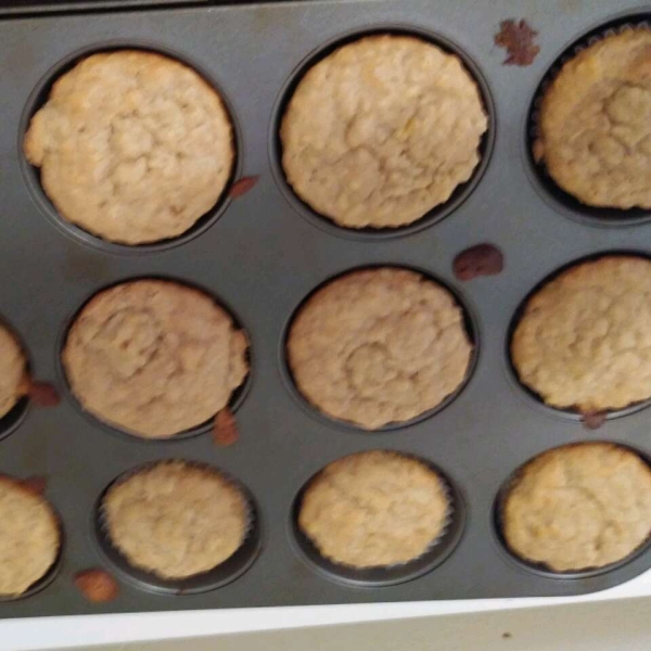 Peanut Butter Banana Muffins