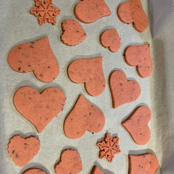 Lavender Shortbread Cookies