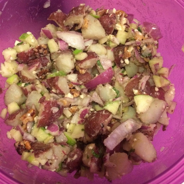 Red Bliss Potato Salad with Gorgonzola and Walnuts