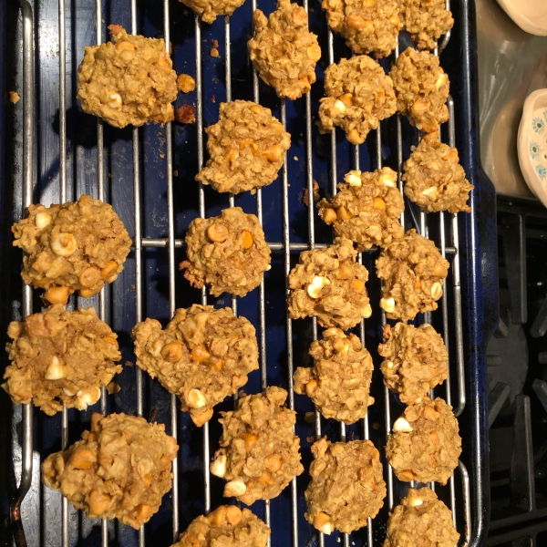 Pumpkin Butterscotch Oatmeal Cookies