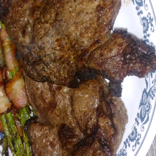 Air Fryer Rib-Eye Steak