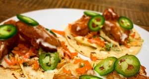 Crispy Tilapia Fish Tacos with Slaw