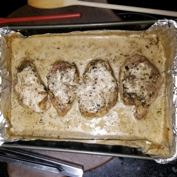 Pork Chops with Mushroom Onion Gravy