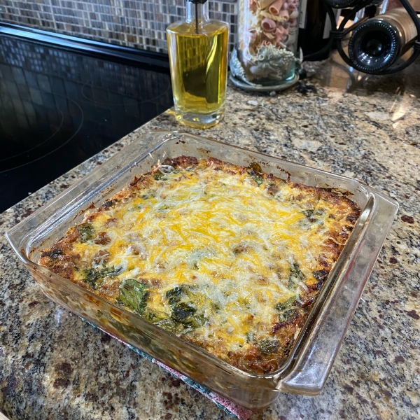 Christmas Breakfast Sausage Casserole