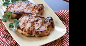 Succulent Grilled Hickory Pork Chops