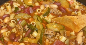 Slow Cooker Pasta Fagioli Soup