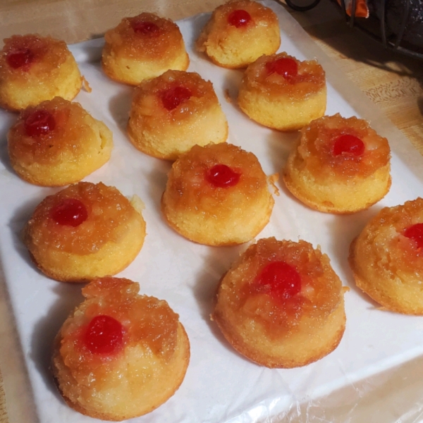 Pineapple Upside Down Cupcakes