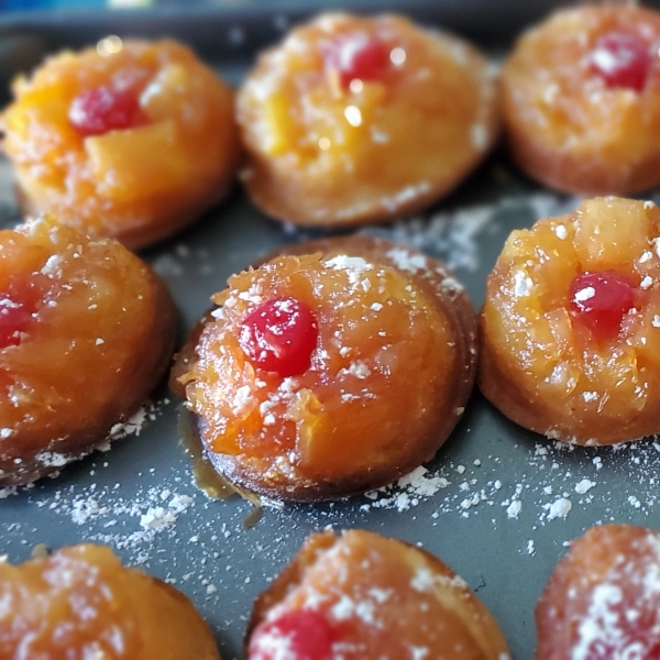 Pineapple Upside Down Cupcakes