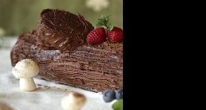 Yule Log Cake