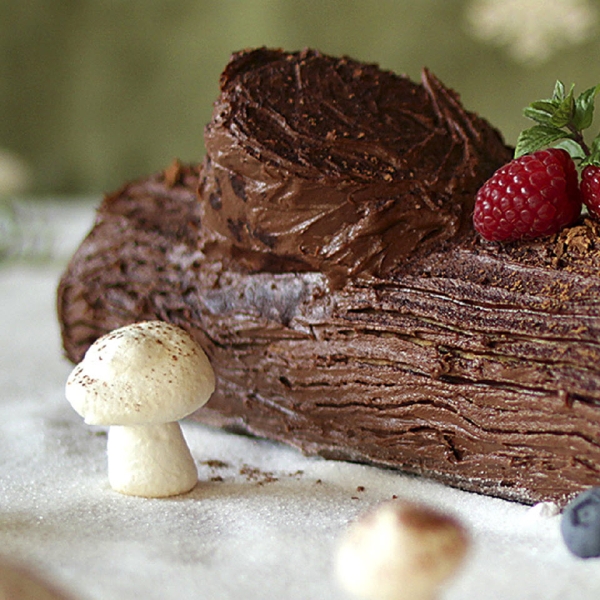 Yule Log Cake