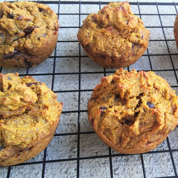 Gluten-Free Pumpkin Chocolate Chip Muffins