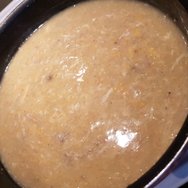 Velvety Chicken Corn Soup