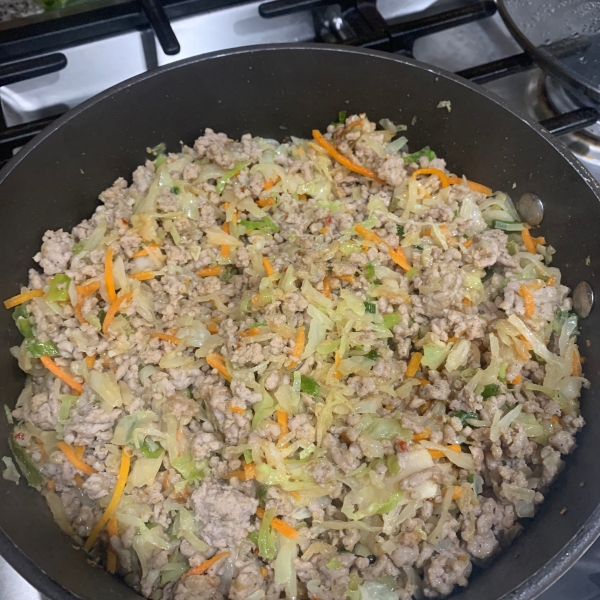 Sausage Egg Roll in Bowl