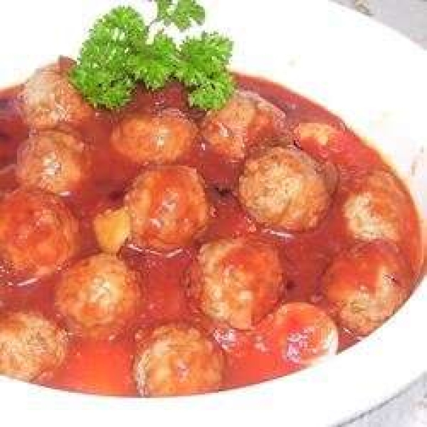 Slow Cooker BBQ Meatballs and Polish Sausage