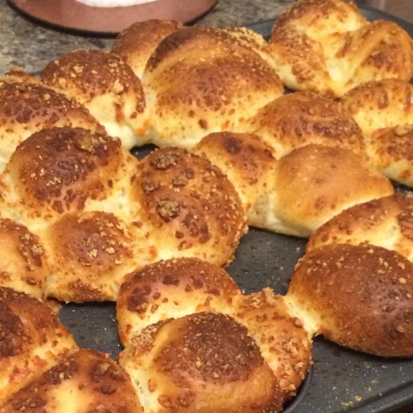 Parmesan Crusted Dinner Rolls