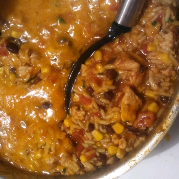Easy Chicken Enchilada Rice